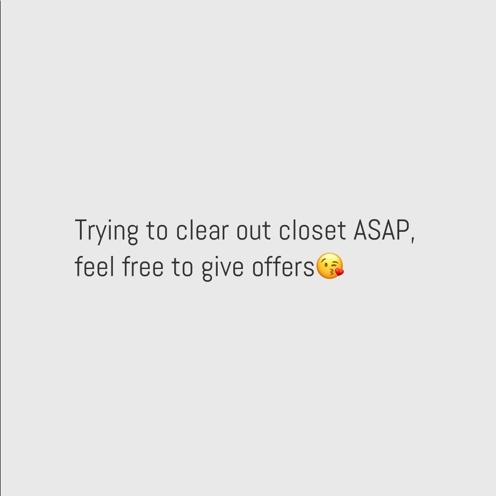 Clearing out closet